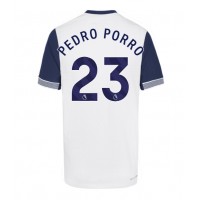 Camisa de Futebol Tottenham Hotspur Pedro Porro #23 Equipamento Principal 2024-25 Manga Curta